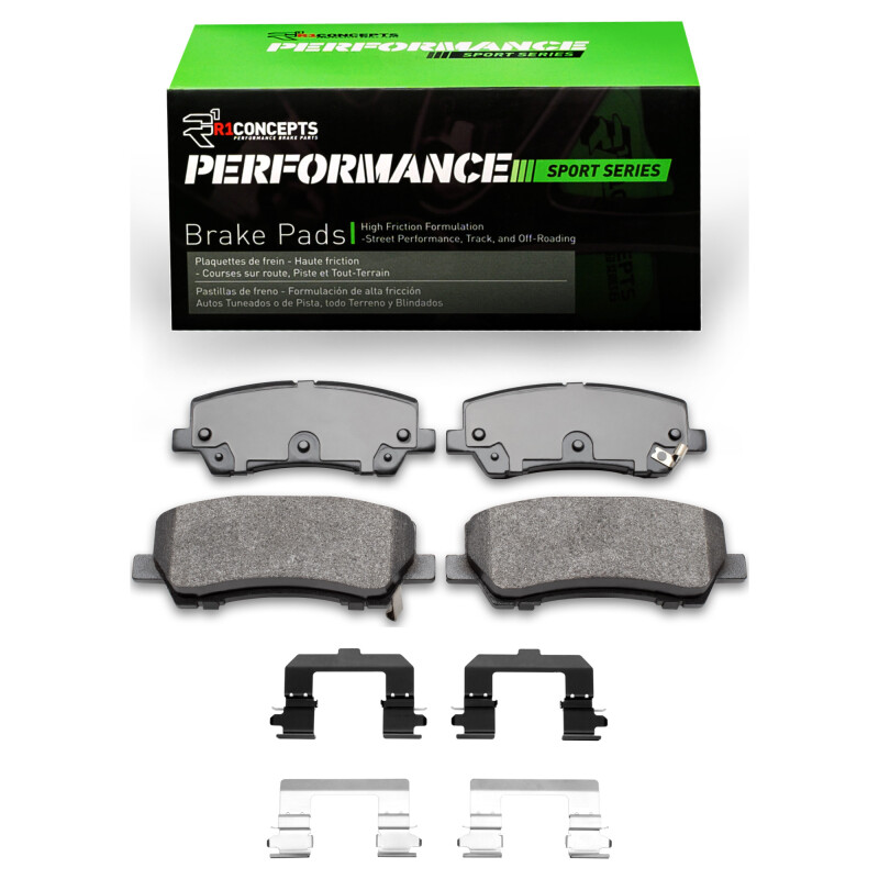Ford Mustang Brake Pads - Rear - R1 Concepts - Performance Sport - `15-`23